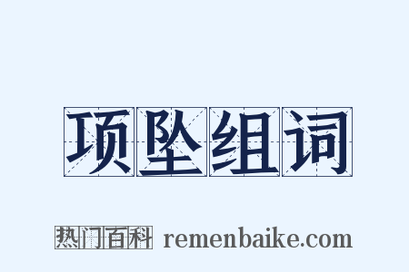 项坠组词是什么意思的图片